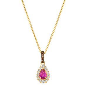 Le Vian Pendant featuring Ruby Nude Diamonds Chocolate Diamonds Honey Gold